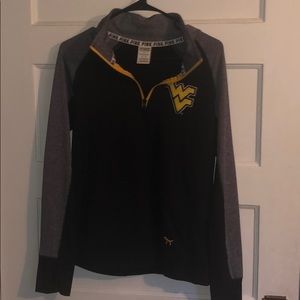 PINK WVU workout jacket